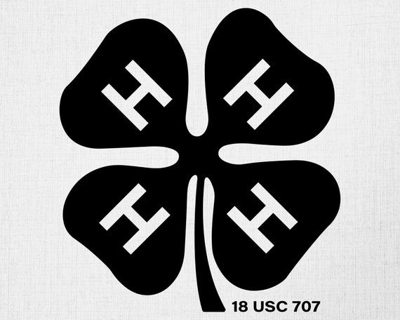 4H Clover Svg 4h Logo Svg 4H File for Cricut Digital - Etsy Australia