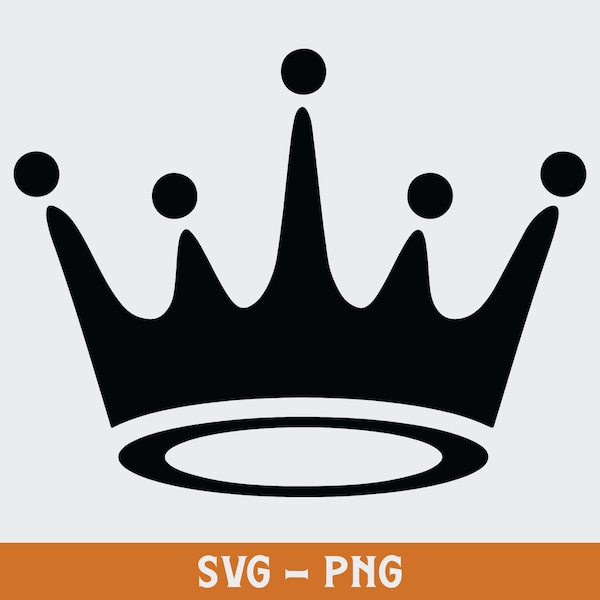 Crown Svg, Digital Download, Royal Crown Svg, Prince Crown Svg, Tiara Queen Svg, King Crown Svg, Silhouette, Printable, Svg Cut File
