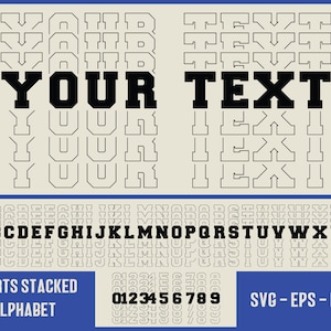Mirror Alphabet Svg, Mirror Font Svg, Digital Download, College Font Svg, Silhouette, Mirror Numbers Svg, Printable, Cricut, Svg Cut File