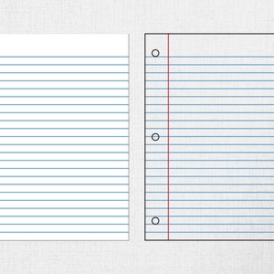 Lined Notebook Svg, Lined Paper Svg, School Paper Svg, Digital Download, Line Paper Svg, Cricut, Notebook Paper Svg, Printable, Svg Cut File