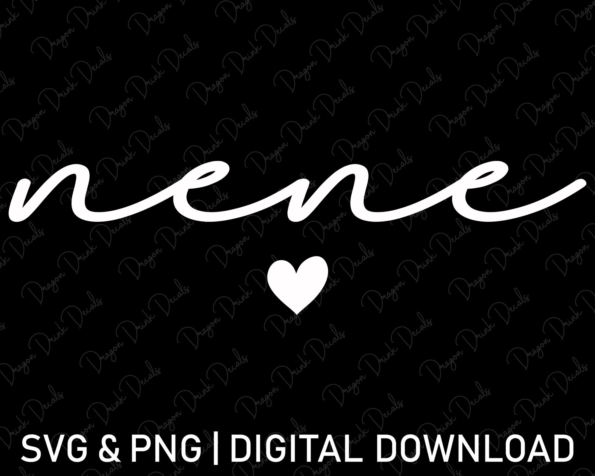 Nene Svg Heart Svg Grandma Svg Digital Downloads Family - Etsy Singapore