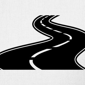 Road Swerve Svg, Winding Road Svg, Road SVG, Digital Download, Driving Svg, Cricut, Highway Svg, Adventure Driving Svg, Svg Cut File