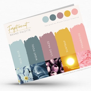 Luxury Brand Color Palette | Color Palette with Hex Codes | Premium Business Branding Kit | Canva Color Palette | Pastel Color Palette image 4