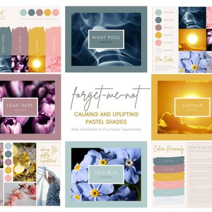 SAVE 10% Pastel Brand Palette Bundle Editable Canva Colour Palette With ...