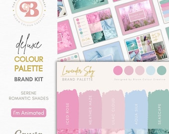 Luxury Wedding Color Palette  | Brand Color Palette with Hex Codes | Premium Branding Kit | Canva Color Palette | Pastel Color Palette