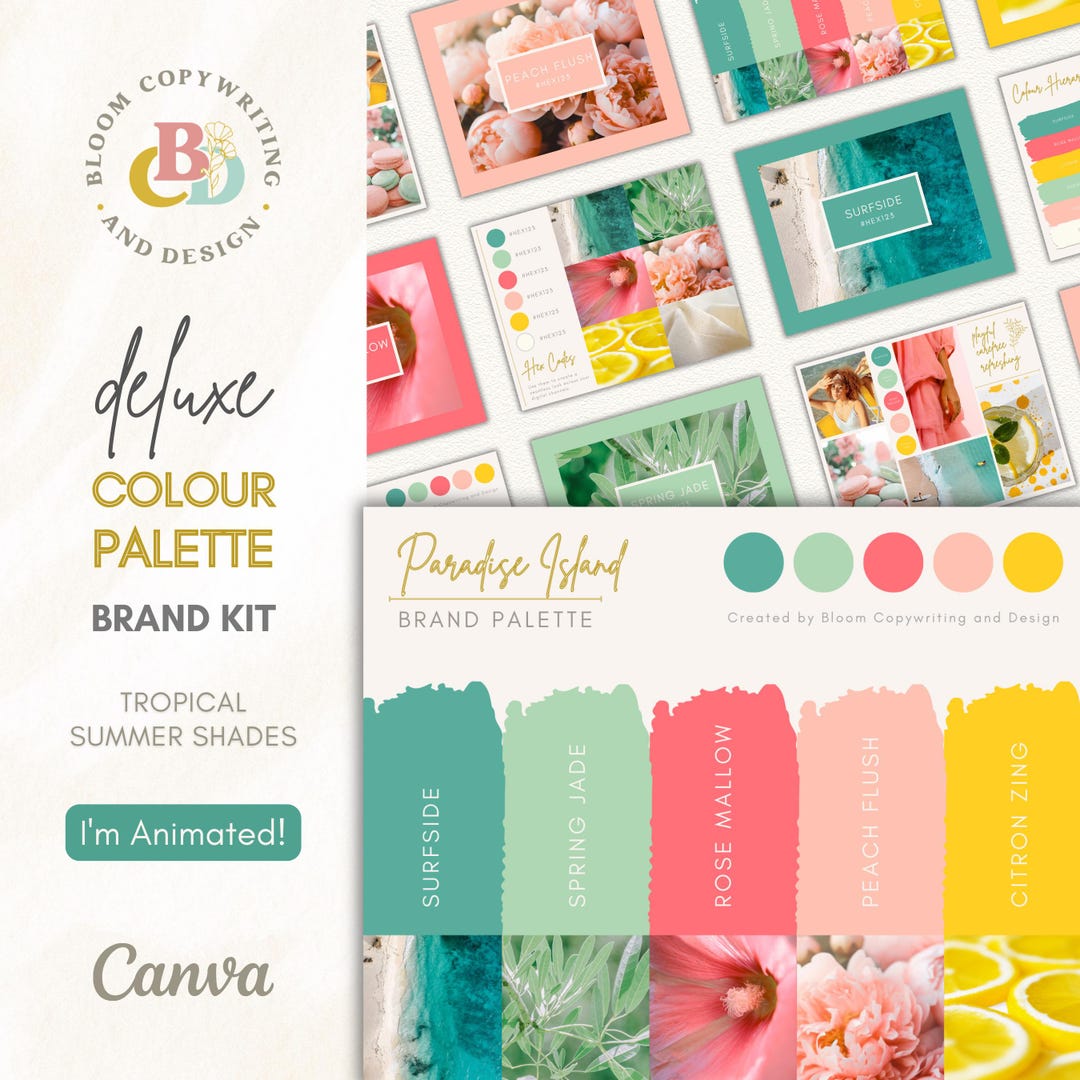Later Color Luxury Brand Color Palette | Brand Color Palette With Hex Codes ...