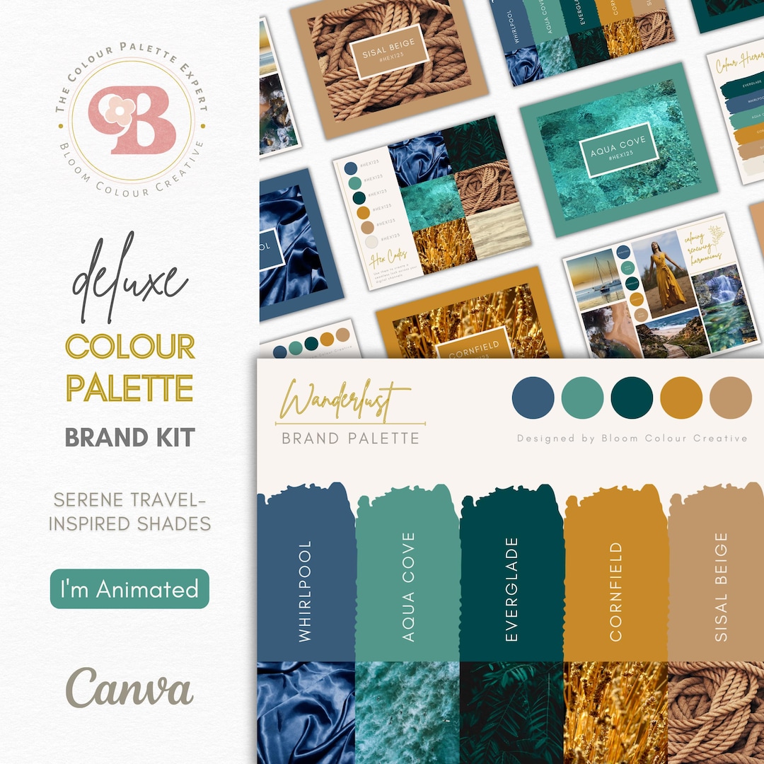 Luxury Brand Color Palette | Canva Color Palette With Hex Codes ...