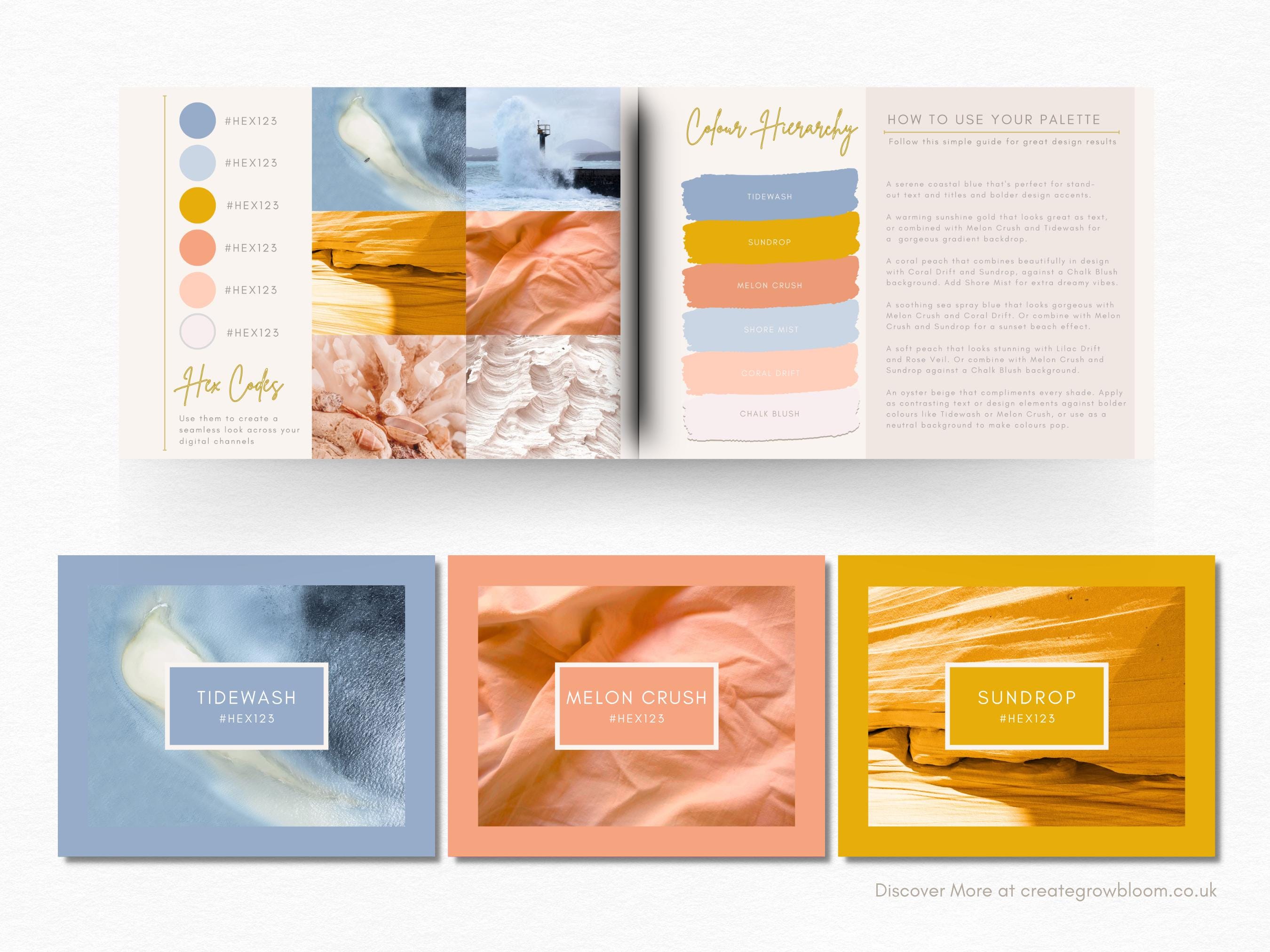 Beach Color Palette Canva