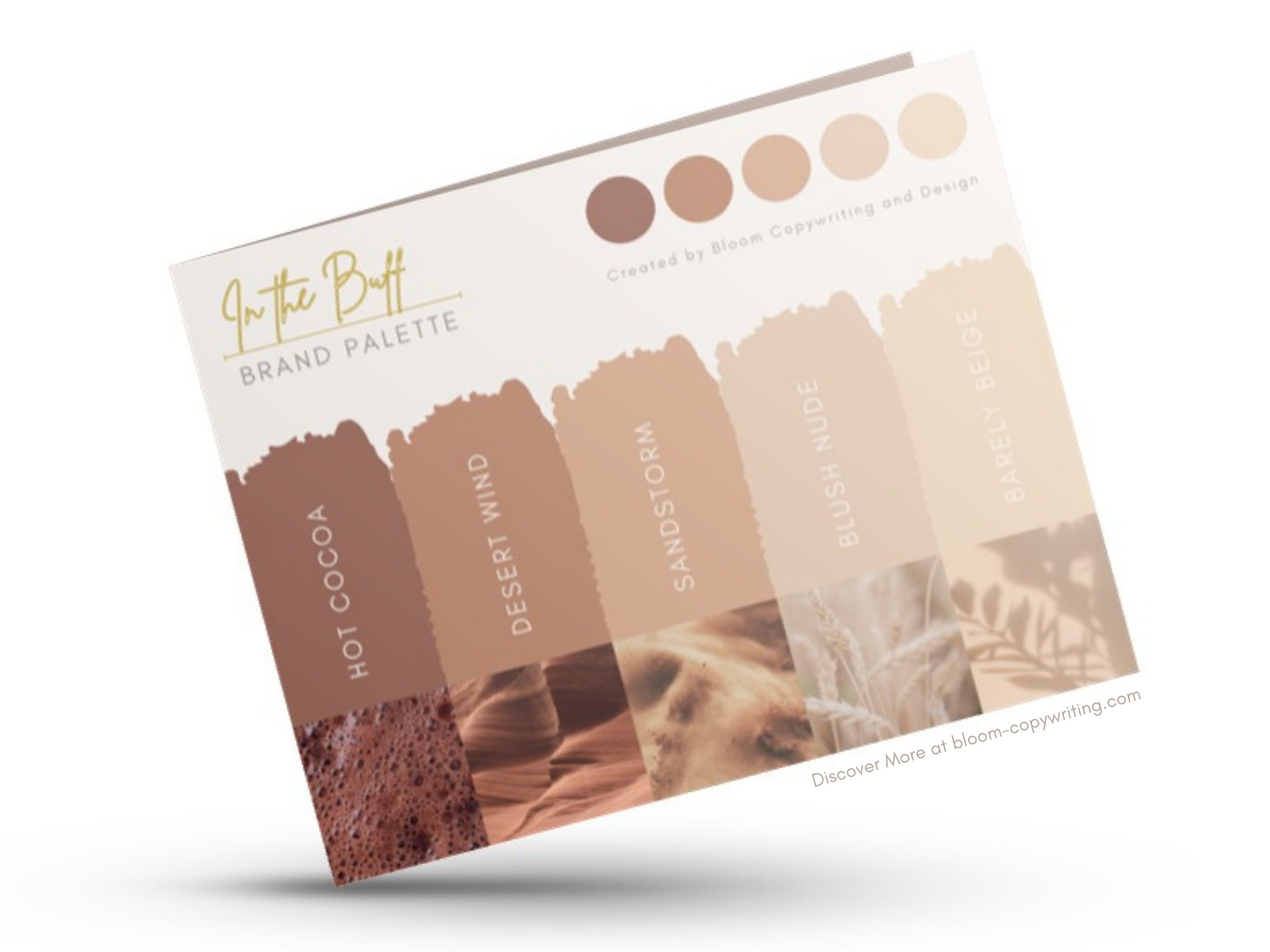 Deluxe Nude Brand Palette Editable Canva Colour Palette With Hex Codes