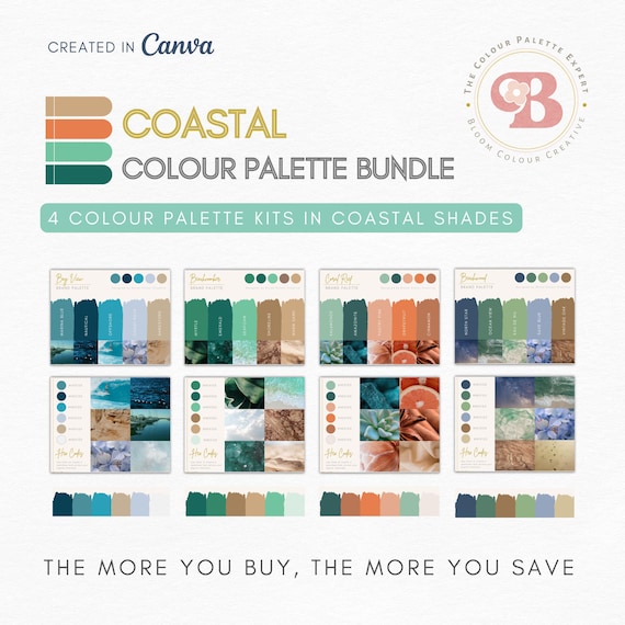 Beach Color Palette Canva