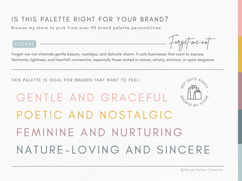 Luxury Brand Color Palette | Color Palette with Hex Codes | Premium Business Branding Kit | Canva Color Palette | Pastel Color Palette image 3