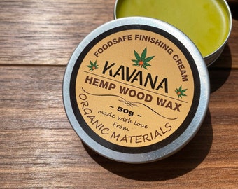 Organic Wood Wax Finishing Oil: Food-Grade Hemp Oil & Beeswax Treatment