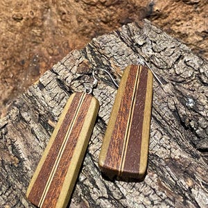 Handmade Wooden Earrings: Lightweight Sustainable Wood Jewelry