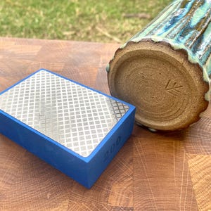 Diamond Polishing Pad: 200 Grit Abrasive Sanding Block for Ceramic and Metal