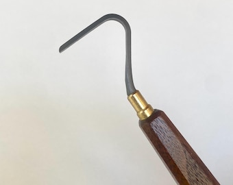 Offener Haken-Töpferschneider – Klinge aus Wolframkarbid | Handgefertigter professioneller Tontrimmer | Edge-Serie