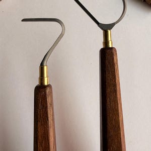 陶器トリミングスターターセット 2個 - タングステンカーバイドブレード | ハンドメイドプロ仕様クレイトリマー | エッジシリーズ