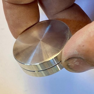 Pottery Trimming Spinner – Centering Clay Tool for Wheel Throwing | Smooth Aluminum Spinner for Precision Trimming