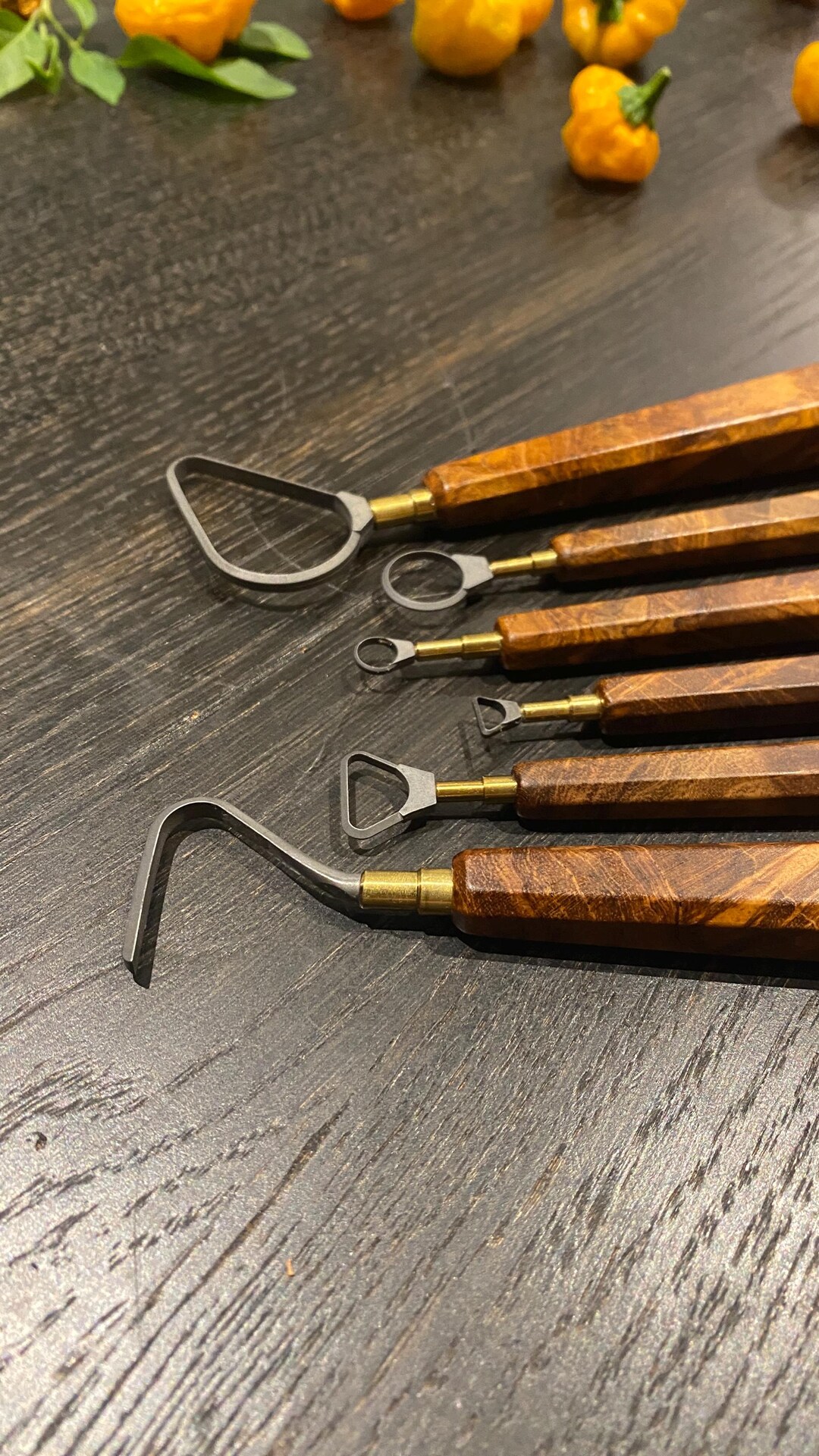 Handmade Pottery Trimming Tool Set of 6: Tungsten Carbide Durable Loop ...