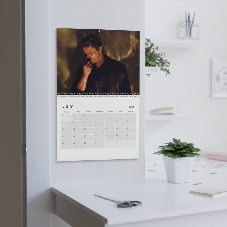 Pedro Pascal 2024 Calendar Etsy