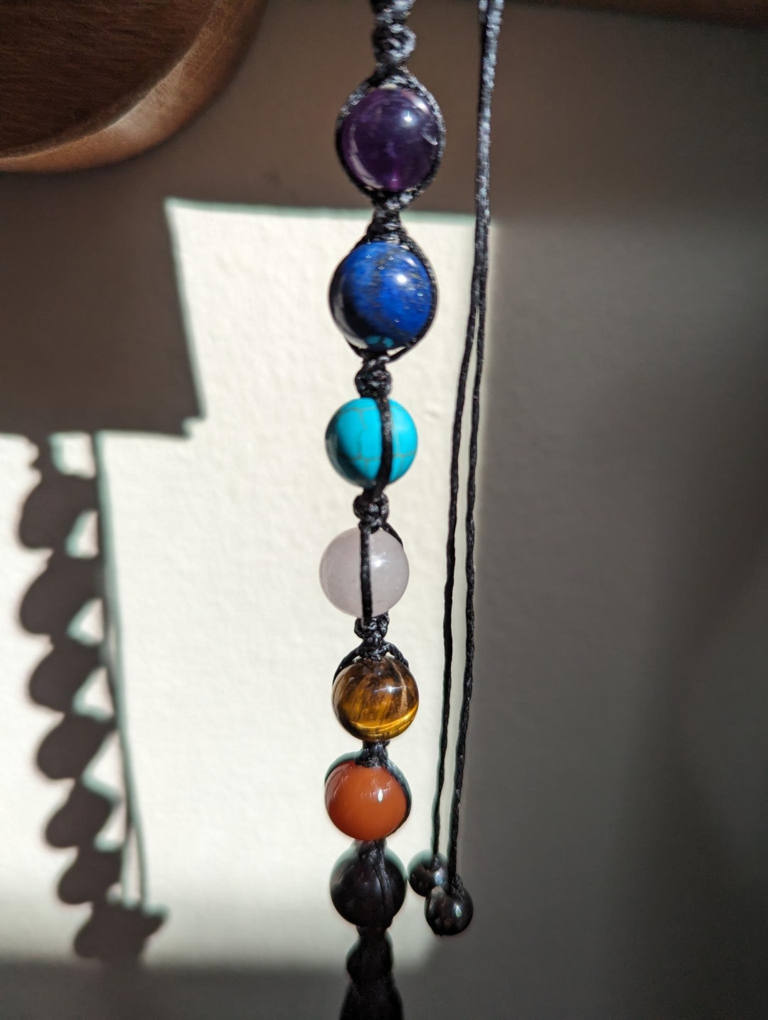 Cell Phone Key Rings Seven Chakra Gemstone Charm: Car, Cell Phone, Key Ring - Etsy