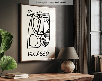 Pablo Picasso - Originals and Lithographs | Frame Included | Abstract Shapes | Abstract Modern Art | Framed Art | Popular sizes