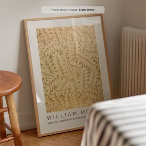 Branch Pattern (1872) - William Morris | Frame Included | Exhibition Poster | Floral Pattern | Victorian Era Art | Framed Art