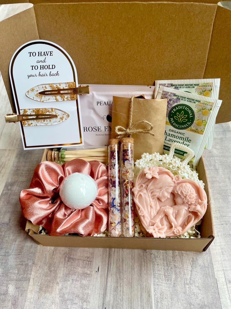 Self Care Gift Box for Mom, Spa Set, Pampering Relaxation Bath Treats afbeelding 1