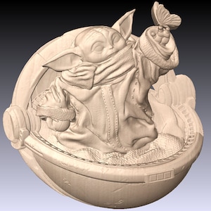 Relieves 3D STL* Modelo para enrutador CNC Grabador Máquina de tallado Relieve Artcam Aspire archivos cnc