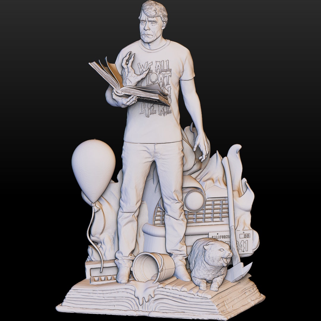 Book Writer Reliefs 3D STL Model for CNC Router Engraver Carving ...