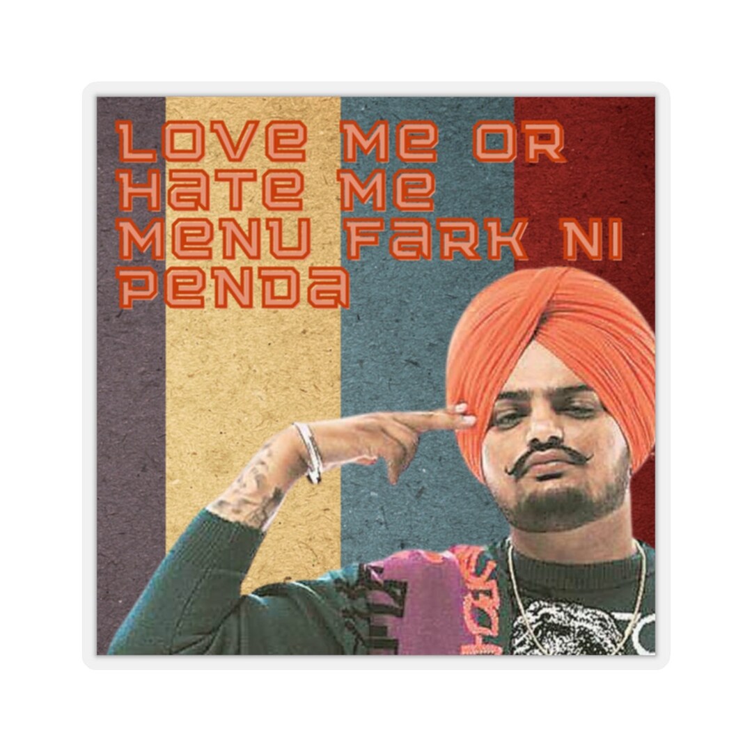 RIP Sidhu Moosewala Punjabi Desi Sticker - Etsy
