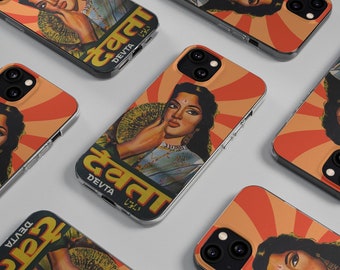 Retro Bollywood Y2K Devta  iPhone 13 Soft Phone Case, Hot Chilly Phone Case