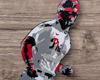 Insegna in legno "Bryce Harper - Atta Boy Harper" / Insegna in legno dipinta a mano dei Philadelphia Phillies / Decorazione per tifosi dei Phillies / Dimensioni personalizzate