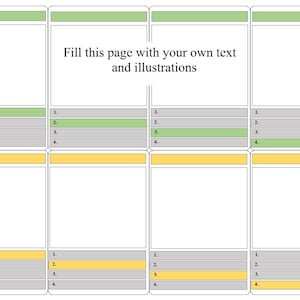 Plantillas para crear tu propio juego de cuarteto en Word