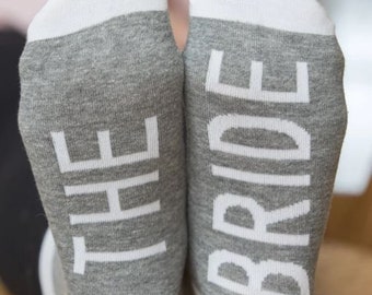 Wedding Socks, Bridesmaid Proposal Gift, Bride Socks, Maid of Honor Socks, Bridesmaid Socks, Wedding Party Socks