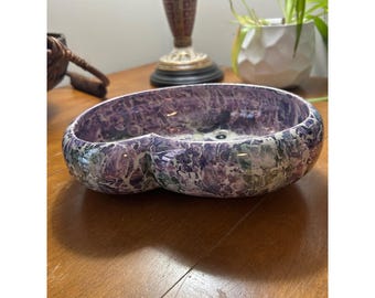 VINTAGE McCOY pottery Cascade Line centerpiece bowl mcm