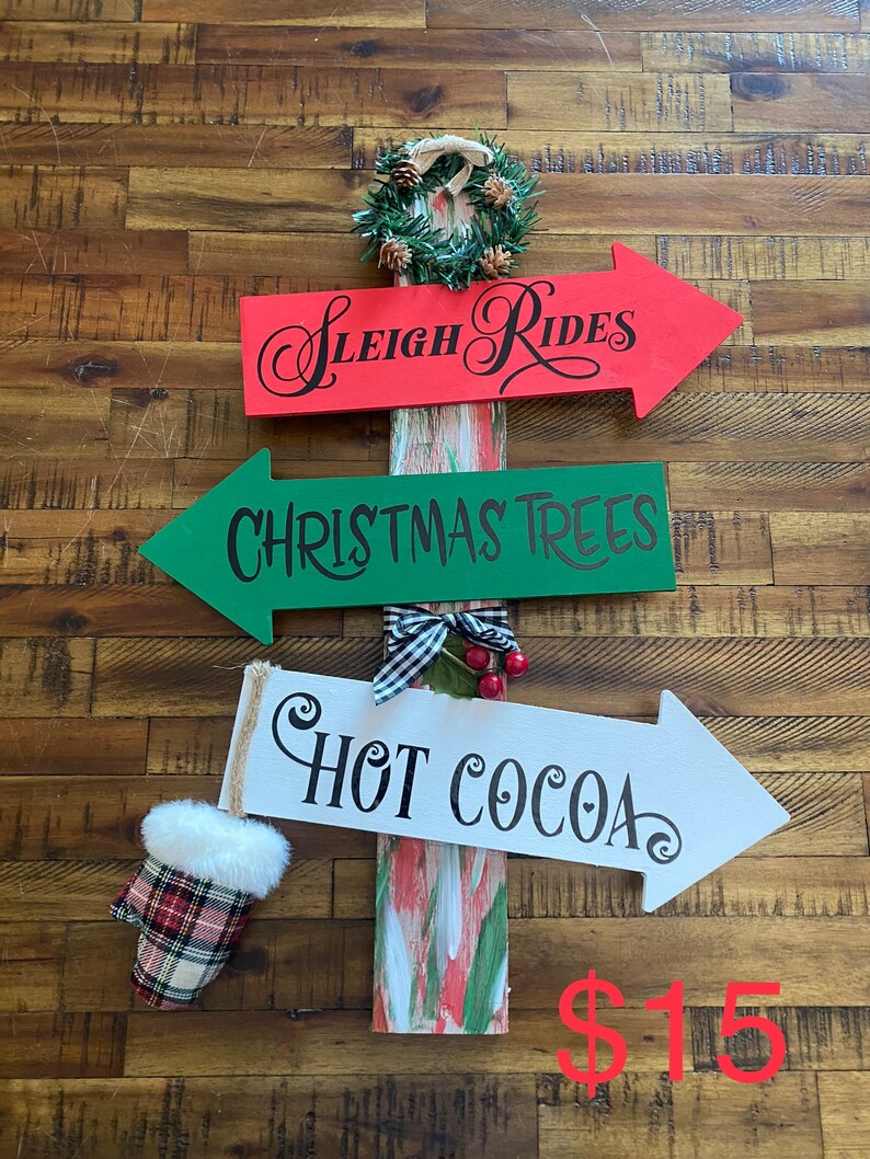 Christmas Arrow Sign Etsy christmas-arrow-sign-etsy