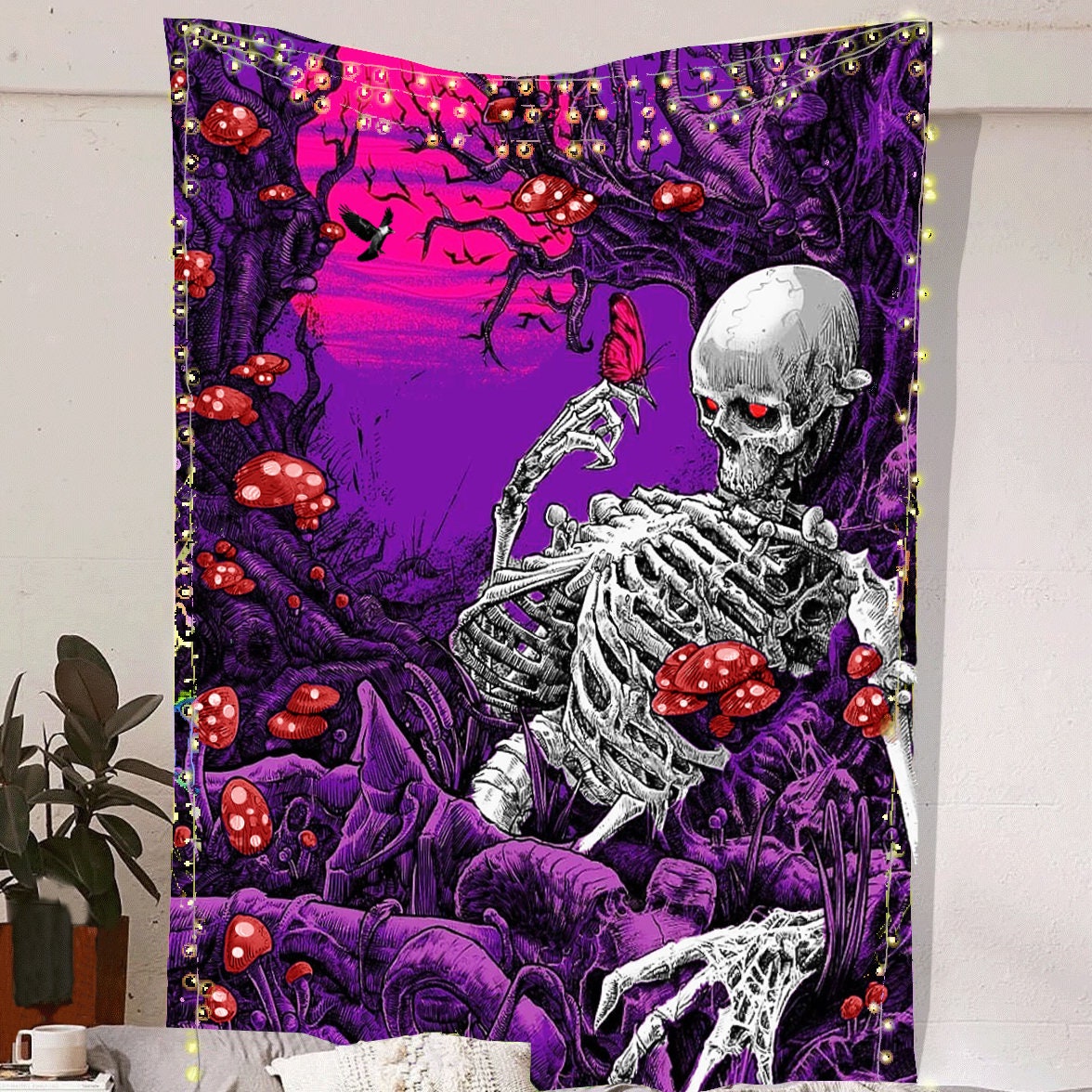 Skeleton tapestry new arrivals