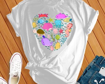 Sea Creature Heart T-Shirt