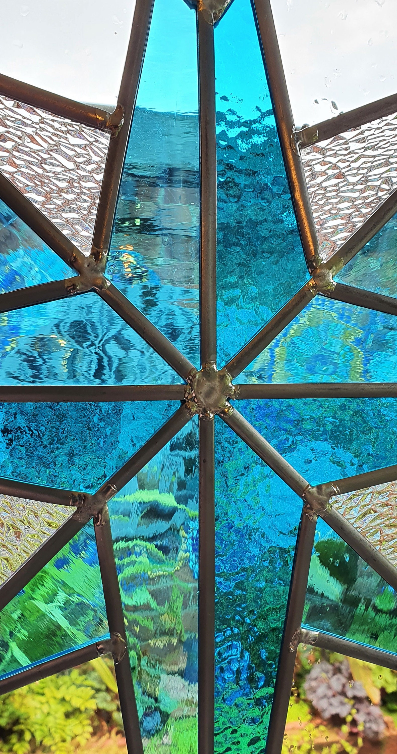 Stained Glass Suncatcher Window Panel Christmas Decoration Etsy UK