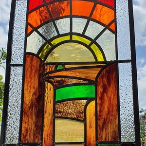 vidrieras, colgantes de ventanas, arte en vidrio, panel con plomo, atrapasoles, panel de vidrieras