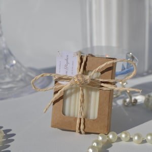 Bomboniere personalizzate per matrimonio con sapone profumato alla peonia: elegante regalo per spose e Nikkah