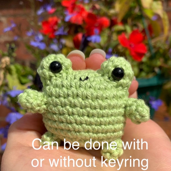 Crochet frog/ frog keyring / amigurumi frog/ frog teddy