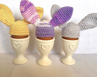 Rabbit egg cosy/Easter egg cosy/handmade crochet egg cosy