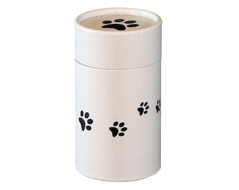 Paw Print Pet Scatter Tube: Dignified Ash Scattering Urn