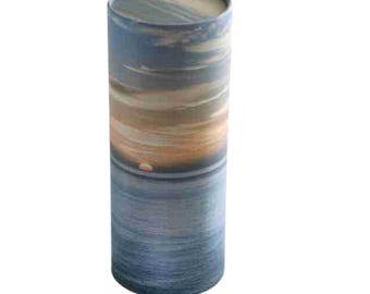 Ocean Sunset Scatter Tube: Biodegradable Urn with Certificate