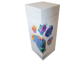 Rainbow Bridge Paws Biodegradable Scatter Tube for Dog Ashes