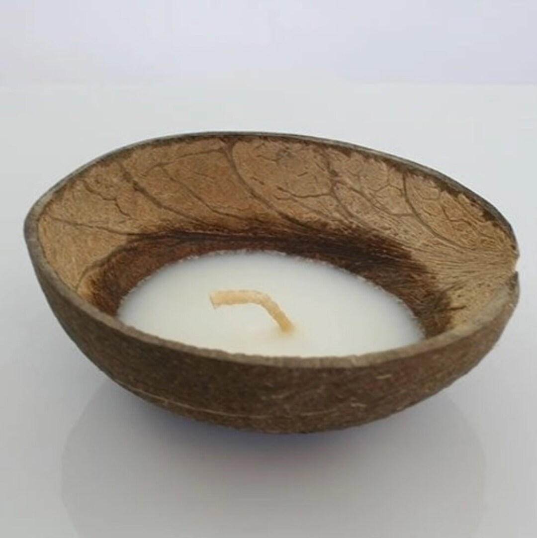 Floating Coconut Shell Candles Eco Friendly Biodegradable Etsy