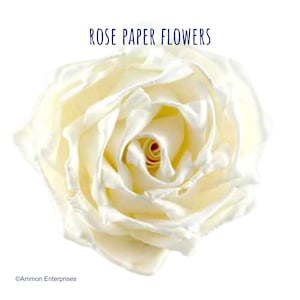 Fiori di carta fatti a mano - Gelsomino / Ibisco / Rosa / Loto / Calendula - Set di 4 fiori galleggianti biodegradabili