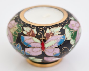 Cremation Ashes Memorial Radiant Butterfly Candle Holder Keepsake Urn