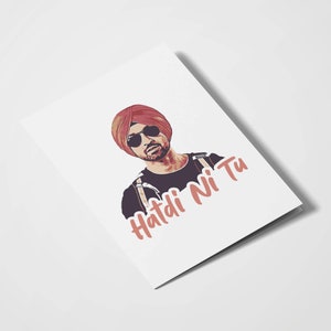 Hatdi Ni Tu / Diljit Dosanjh / Carte dell'Asia meridionale / Desi Carte / Desi Humor / Punjabi / Carte indiane / Carte di gioco di parole